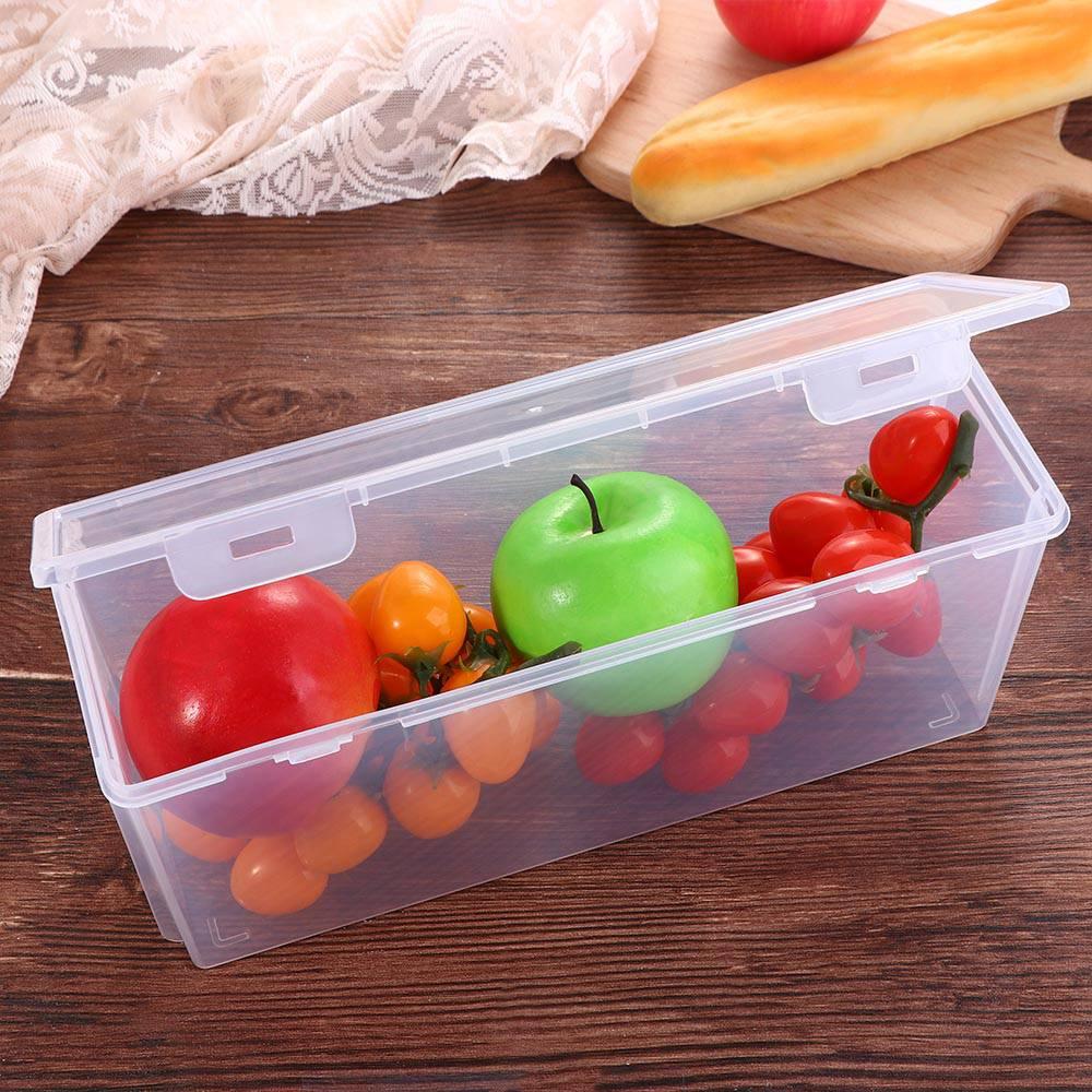 Kunststoff mit Deckel Luftdicht Küchenspender Toast-Aufbewahrungsbox Brotdose Aufbewahrungsbehälter Brotbehälter