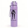 1PC Retro Tall Female Silhouette Minimalist Print 750ml Portable Sports Water Bottle Leakproof Gym Outdoor Travel Drink Cup