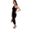 AX Paris Womens/Ladies Ruched Velvet One Shoulder Midi Dress
