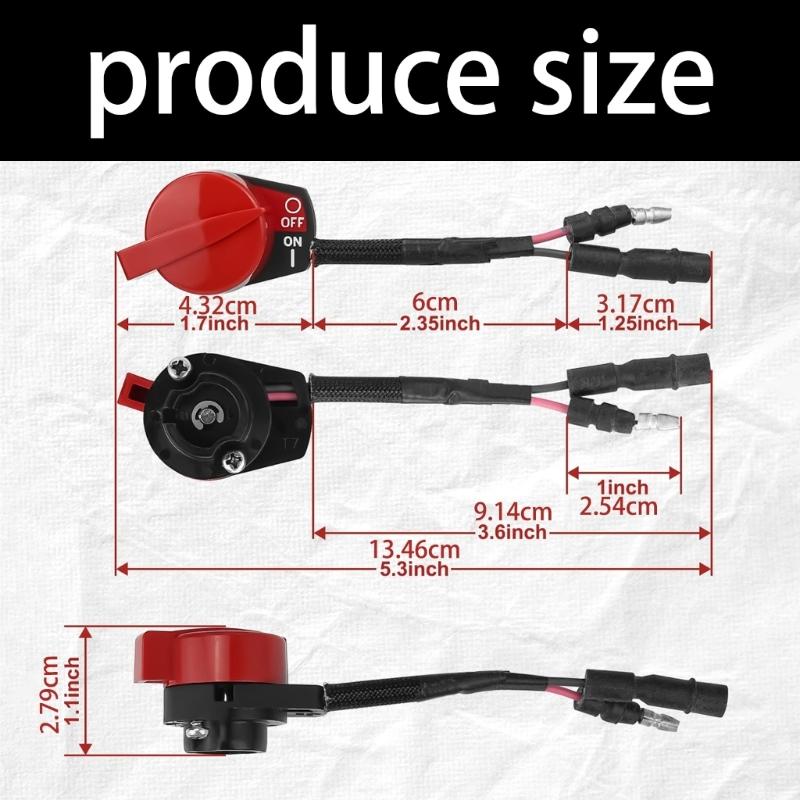 Engine Accessories for GX240 GX270 GX340 GX390 GX240U2 Engine Stop Switches 35120-Z5T-003 Plastic Stop Switches Easy Install