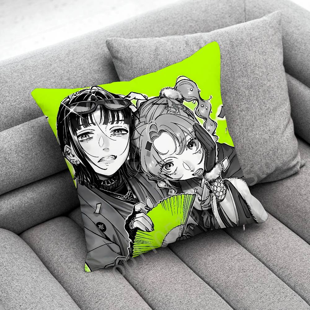Mitsuki Koga Aya Tgswiiwagaa Throw Pillow Case For 55x55cm 30x30cm 50x50cm 45x45cm 40x40cm Square Chair Pillowcase Case