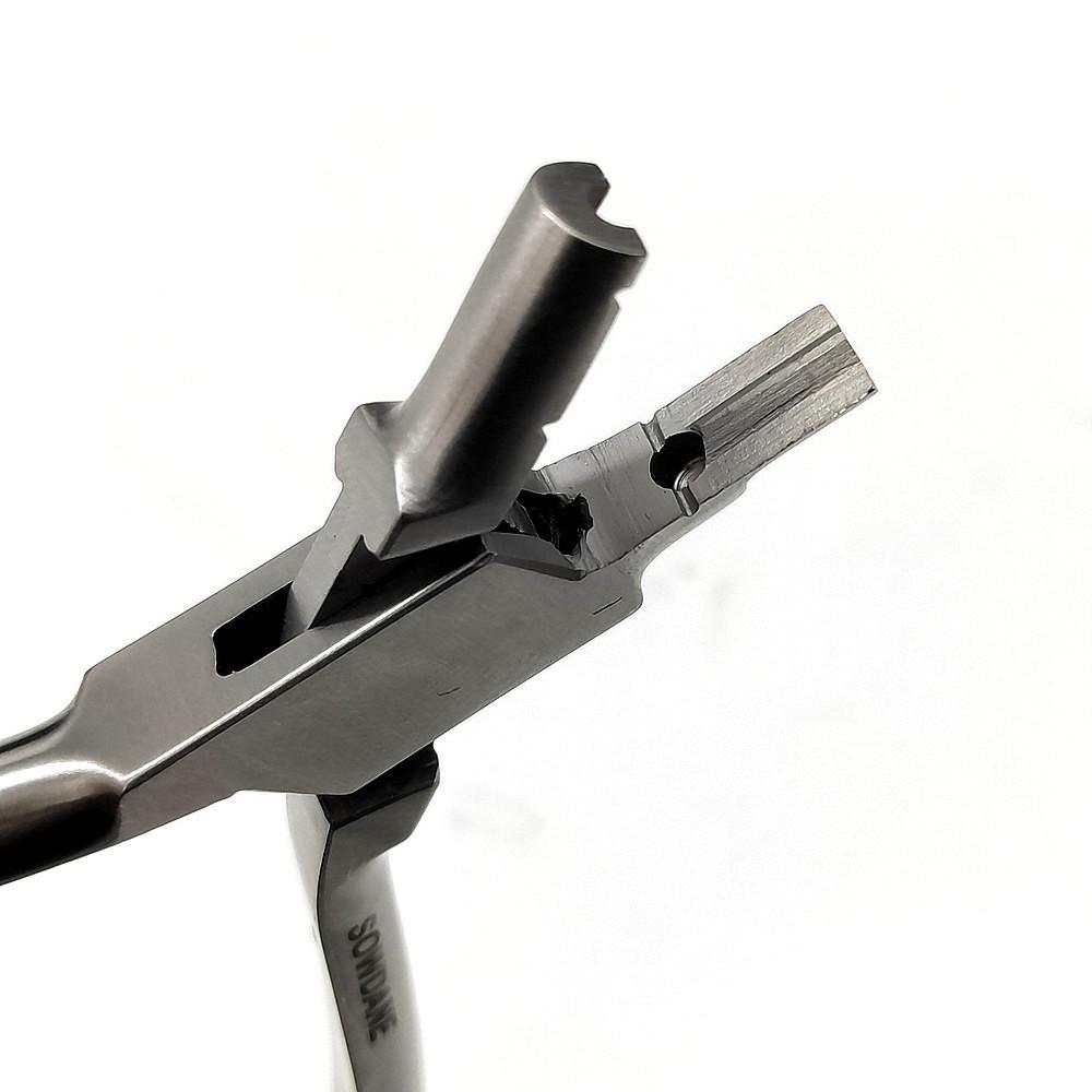 Zubařské kleště V-STOP V-Notch-Bend Ortodoncie Bracket Ortodontists Seřizovací kleště Ortodontické kleště pro vytváření V Notch Stop ohybů