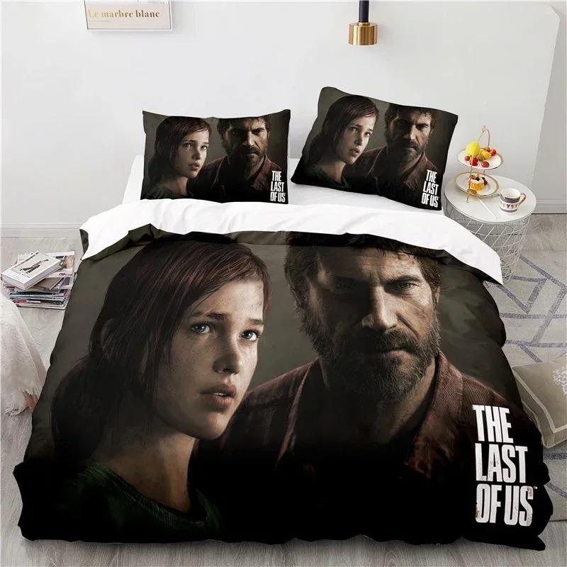 3D Printed The Last of Us Duvet Cover Game Pillowcase Bedding Set Double Twin Full Queen King Adult Kids Bedclothes Quilt Cover