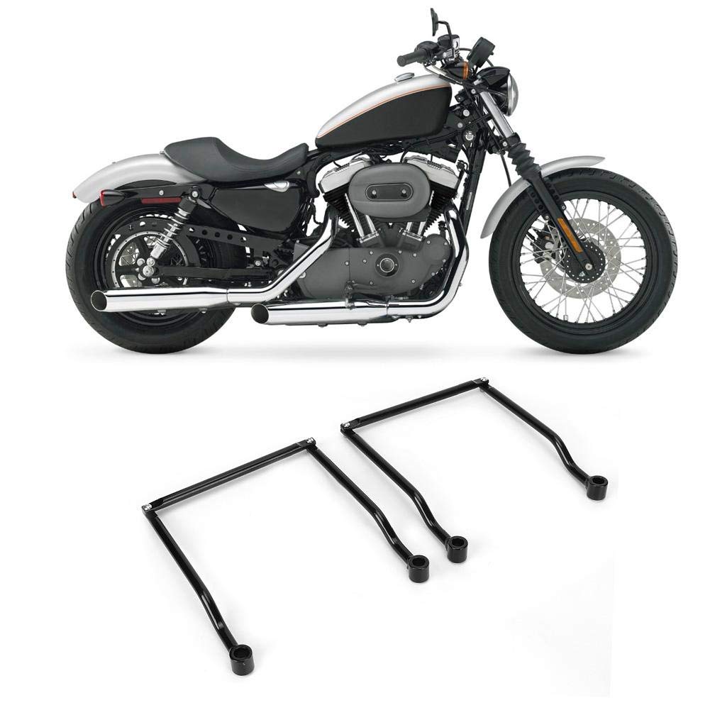 Saddle Bag Bracket, Qiilu Saddle Bag, Universal Motorcycle Side Saddle Bag Mount Bracket Support Bar Accessories