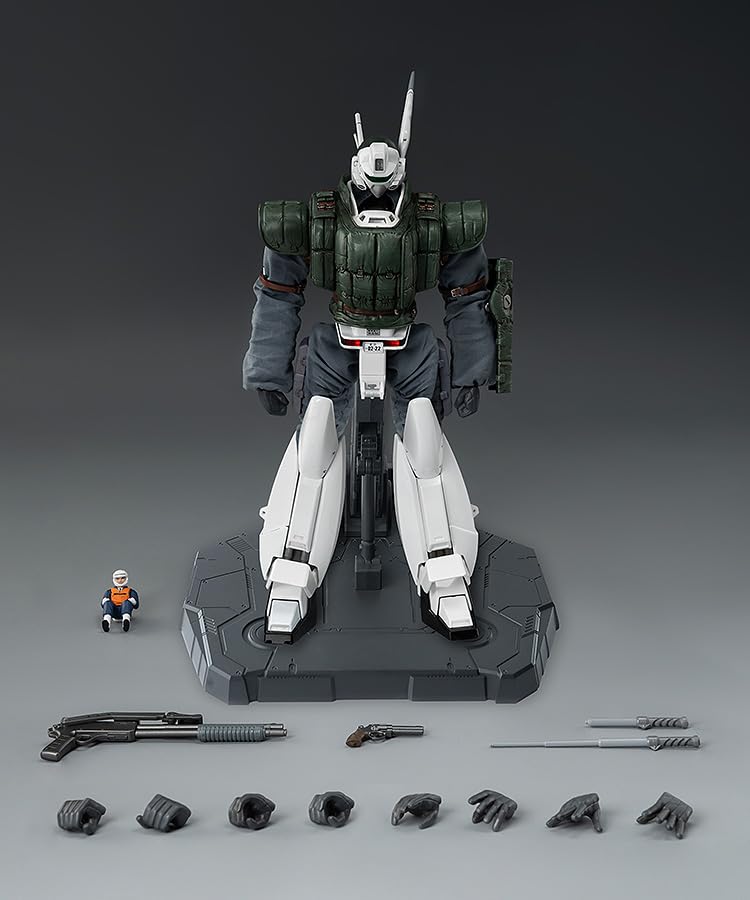 Robot Road Mobile Police Patlabor 2 the Movie Ingram Unit 2 with Reactive Scale and Zinc Alloy Painted Action Figure Armor, 1/35 ABS, PVC, POM,