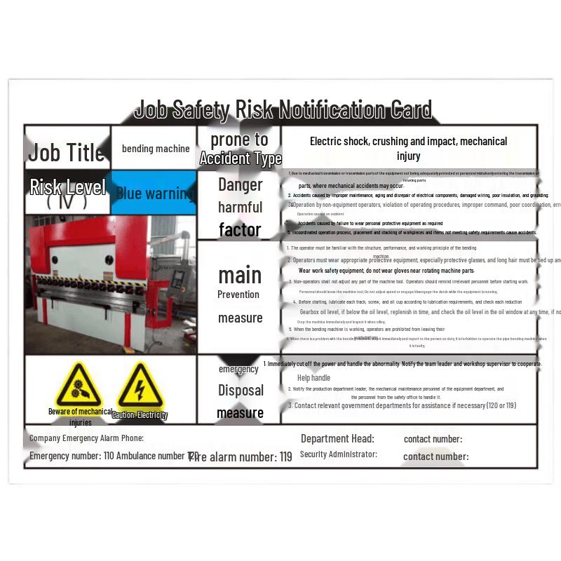 AEVYVKV Territorial Risk Management Sign