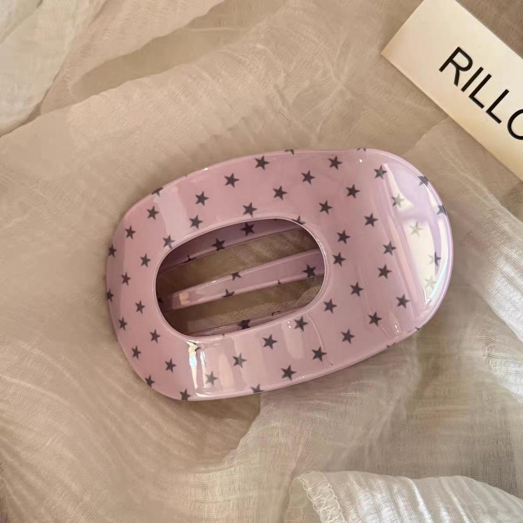 2025 Stampa Leopardo Clip per Capelli a Squalo Grande di Alta Gamma per Donne