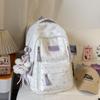 Schoolbag Korean Version of Small Fresh Schoolbag Japanese Princess Versatile Cute Star Printed Backpack Junior High School Class Backpack