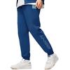 Li Ning Sports Lifestyle Series Elastic Waist Solid Color Tapered Knit Joggers Men Joggers Denim-Blue AYKT165-2