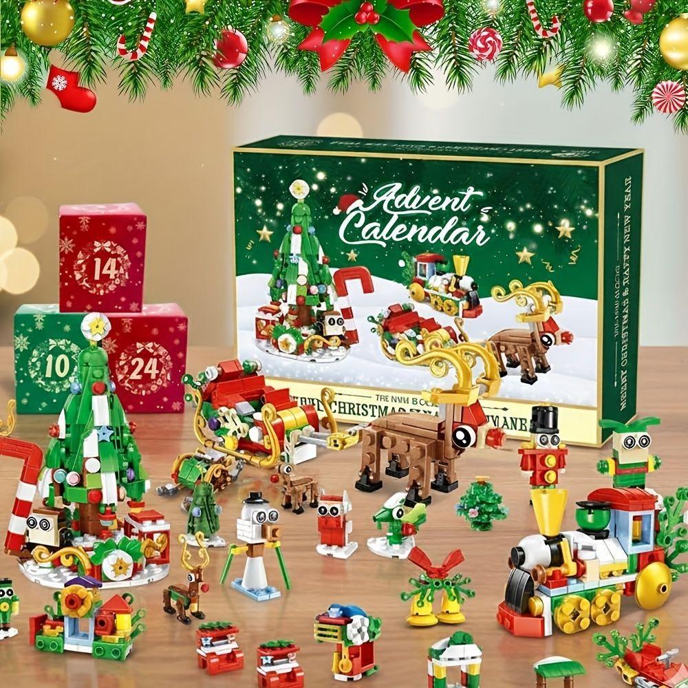 Christmas Advent Calendar Countdown 2025, Advent Block Set, Christmas Gift