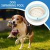 Foldable Dog Pool Pvc Dog Swimming Pool Pet Bath Tub Summer Cooling Pool Play Water Bath Tub Pet Cleaning Basin Pet Bathing Tub