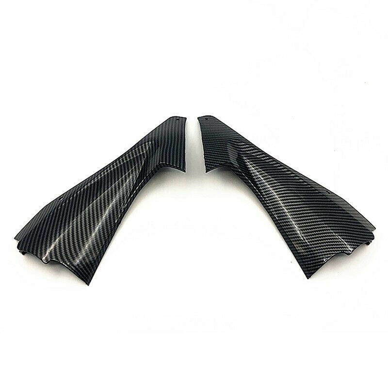 Carbon Fiber Side Air Duct Cover Fairing Inserts for Yamaha YZF R6 2006-2007,Motorcycle Frame Panel Accent Guard Protectors
