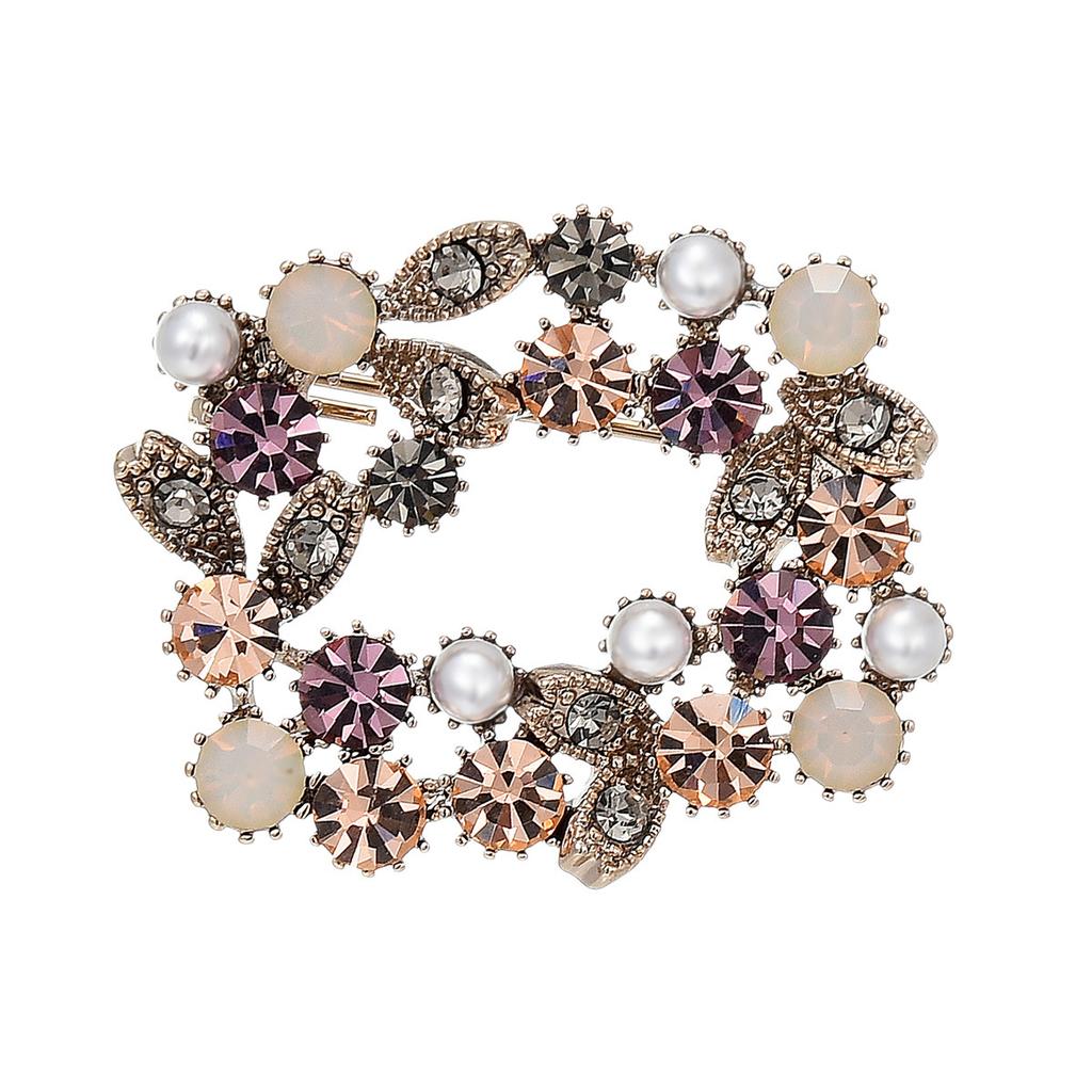 Senior Brooches Flower Leaf Brooch Pins for Women Suit Pendant  Fashion Brooches Jewelry