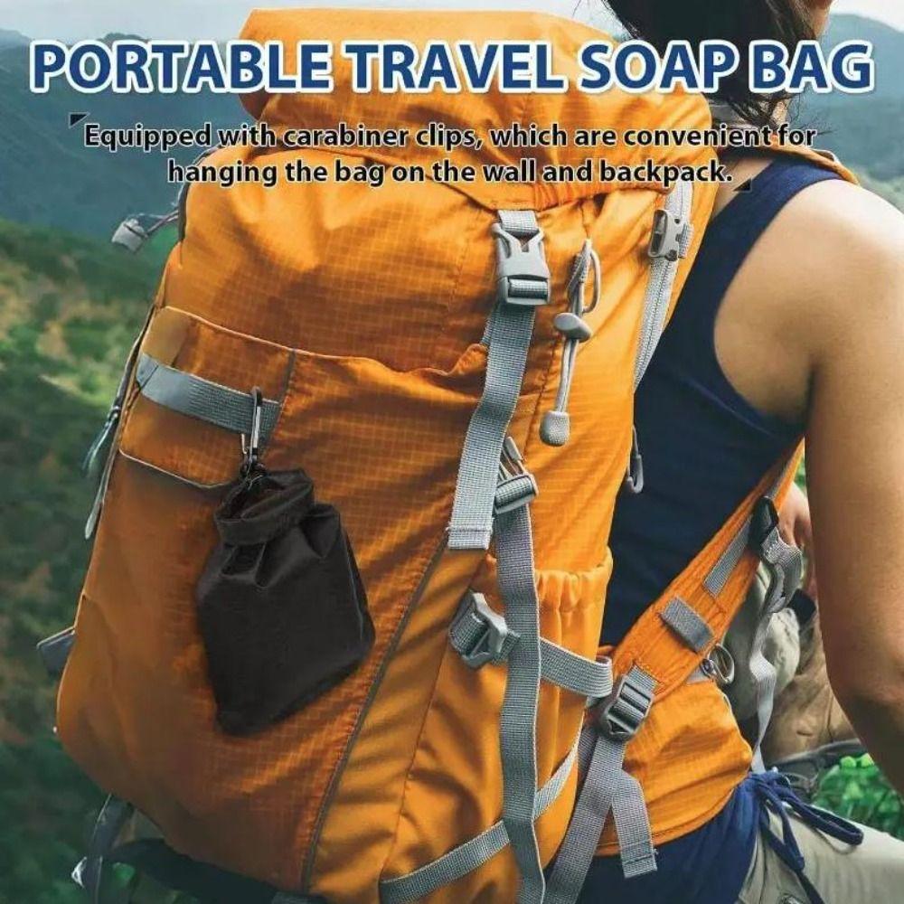 Leak-Proof Sealed Soap Holder Portable Travel Soap Bar Bag Multi-Functional Soap Bar Case Outdoor