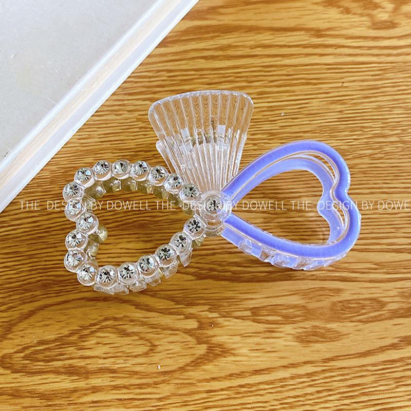 Elegant Fashion Korean Pearl Rhinestone Hair Clip For Women In Heart And Designs Bow