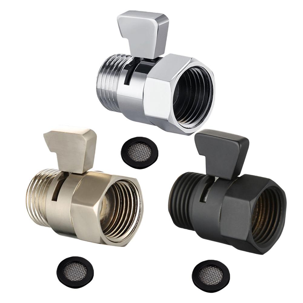 Functional Solid Brass Shower Head Shut Off Valve Providing Reliable Performance and Water Conservation Benefits