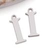 Stainless Steel Alphabet Pendant Jewelry Accessories for DIY Necklaces, Bracelets & Earrings