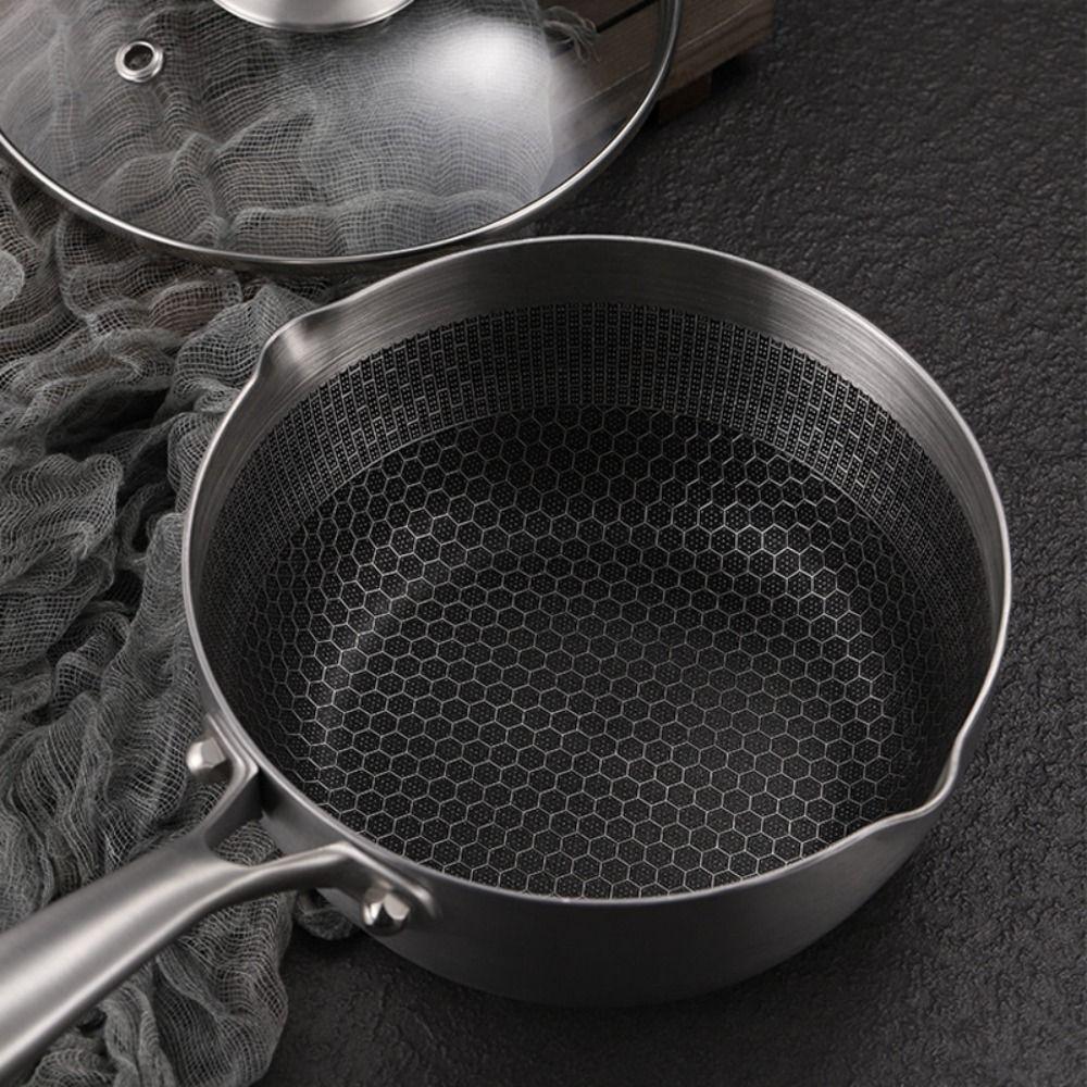 Versatile Fryer Pan Japanese Style Saucepan Kitchen Utensils Milk Pot  Home