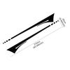 2PCS Car Door Side Skirt Stickers Auto Body Waistline Vinyl Decals Car Body Decoration Accessories For Ford F150 F-150 Raptor