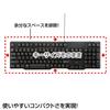 Sanwa Supply Wired USB Keyboard Standard Japanese Layout Membrane Black SKB-L1UBK