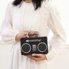 Fashion bags radio box bag 2025 European and American creative personality funny retro shoulder messenger bag women's new models