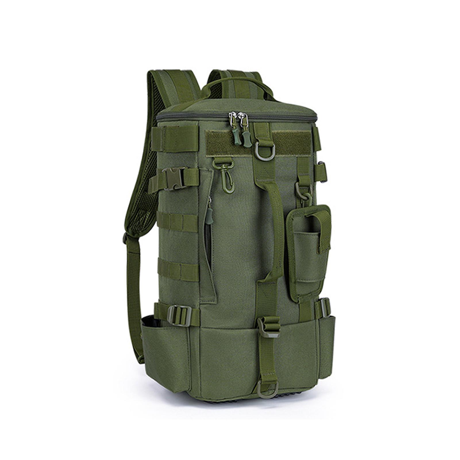 

Rainproof Fishing Tackle Backpack Lightweight Fishing Gear Bag with 15L Storage Heavy Duty Oxford Fabric Multi Carry Options for Outdoor Travel