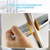 Adjustable Shower Bracket Universal 15x4cm Shower Rail Head Bar Holder Lifting Rod Clamp Holder Replacement Bracket