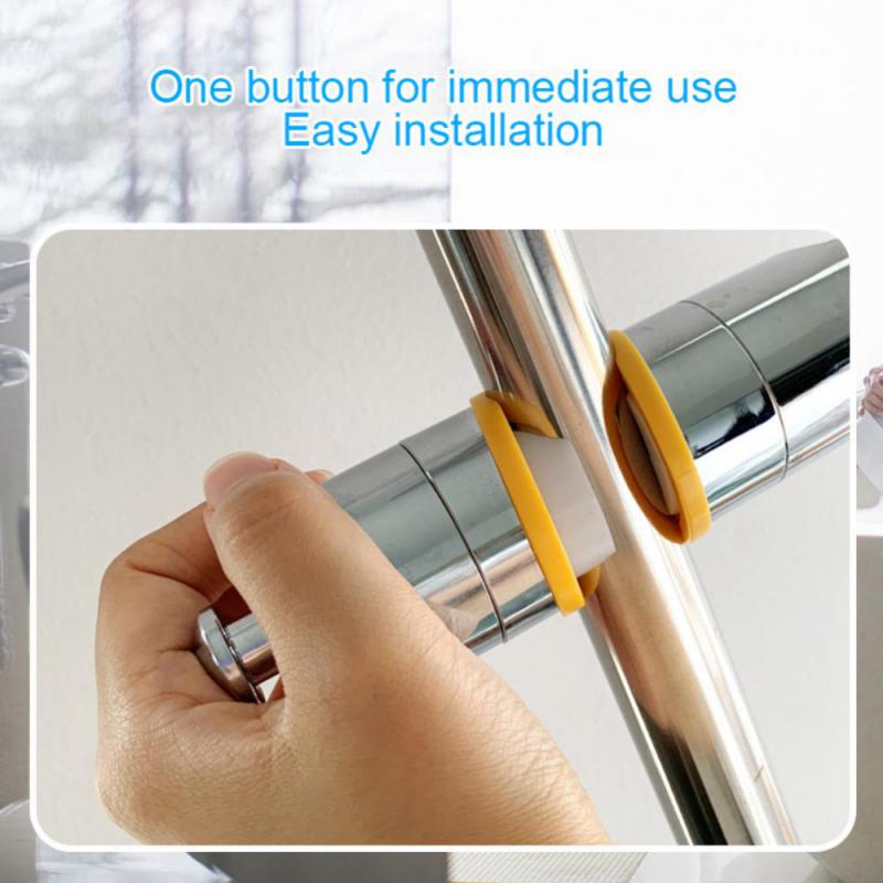 Adjustable Shower Bracket Universal 15x4cm Shower Rail Head Bar Holder Lifting Rod Clamp Holder Replacement Bracket