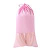 Portable Mesh Dance Bag Breathable Shoes Storage Pouch Girls Ballet Organizer Bags Shoe Pouches Bag Drawstring Dance Shoes Pouch