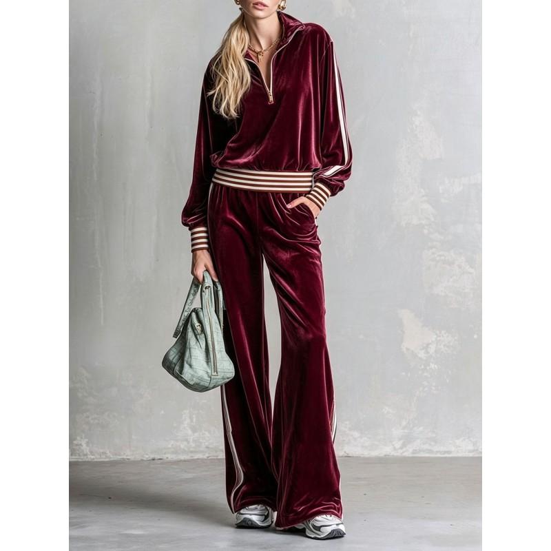 Womens 2026 Winter Casual Stripe Hoodie