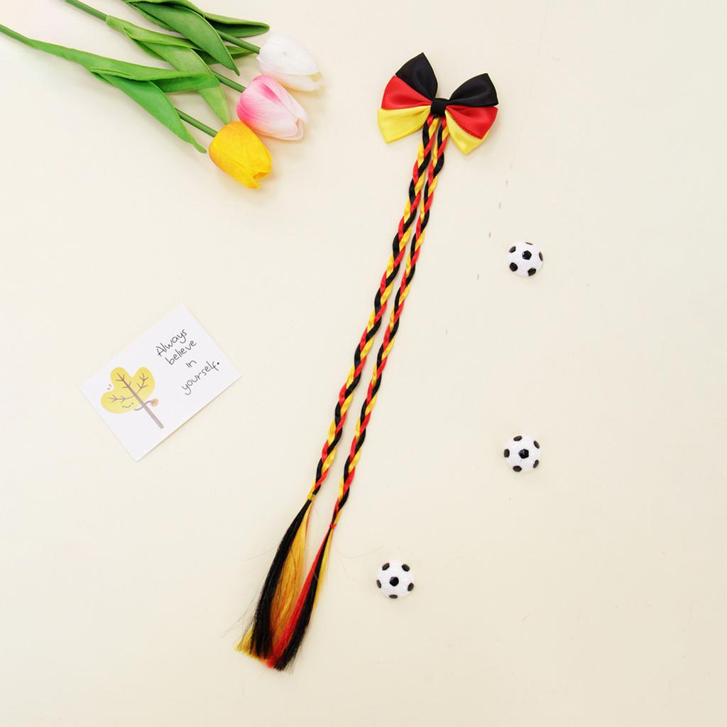 Colorful Themed Headbands, Football Fan Cheering Party Party Festive Bow Hair Accessories