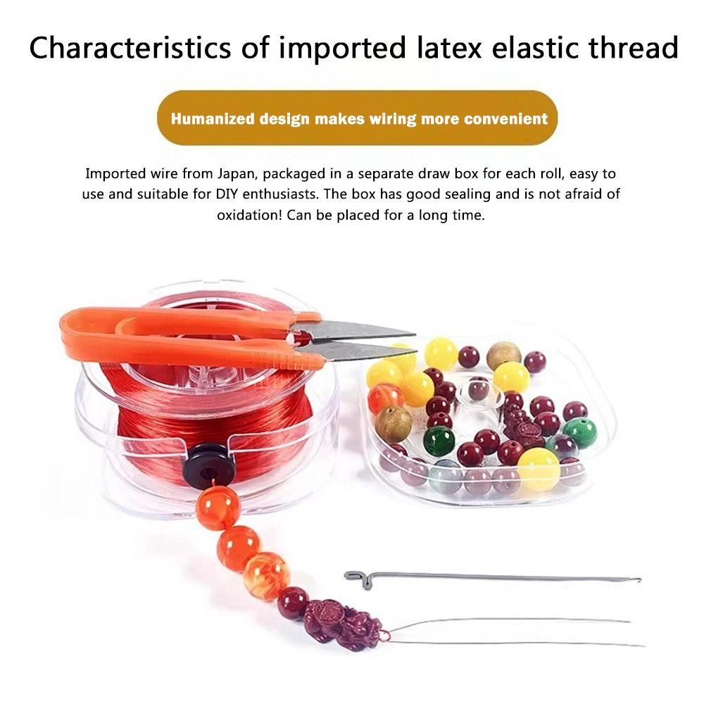 Wear-resistant Stretch Thread String 60M Length Stretchy Cord Beading String Jewellery Making