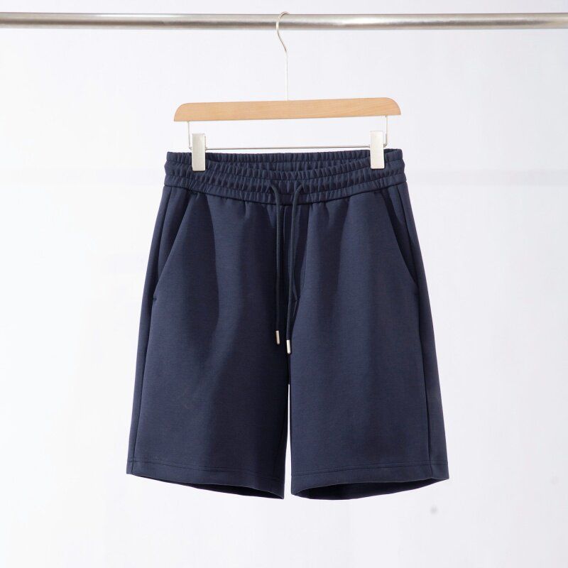 Heavy Air Layer Shorts Foreign Trade Tail Goods Men's Summer American Solid Loose Sports Casual Straight Shorts