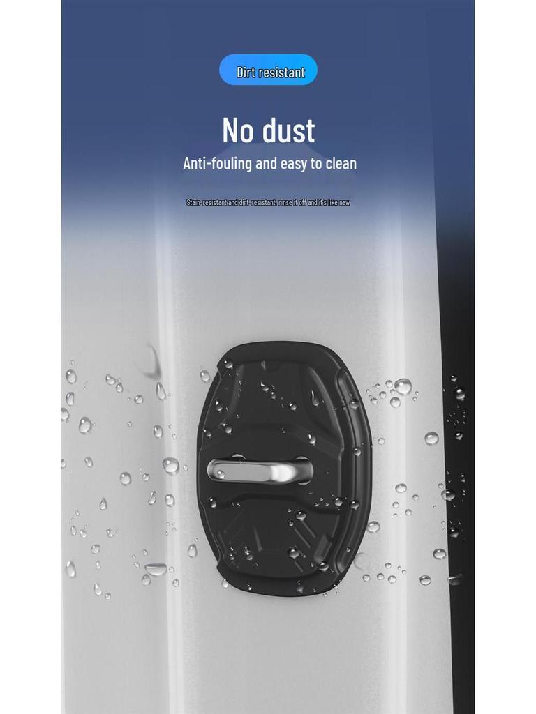 DS Car Door Lock Buckle Protection & Vibration Dampening Pad for Silent Door Closing