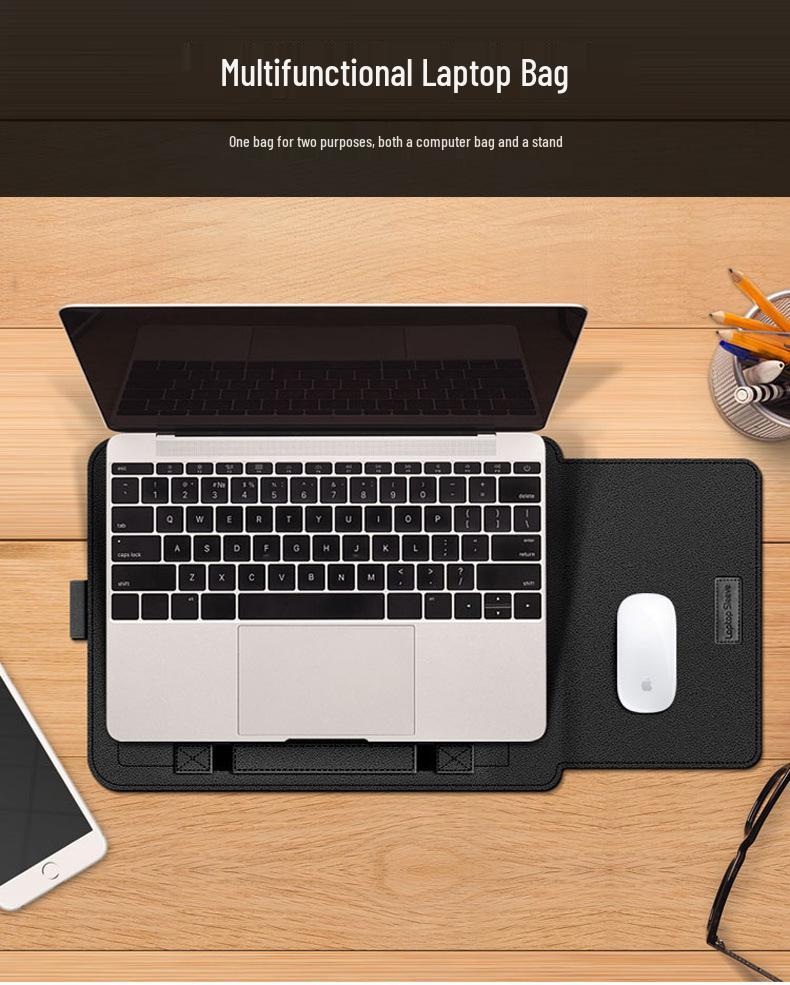 14-Inch MacBook Stand Protective Case & Lightweight Inner Sleeve Bag