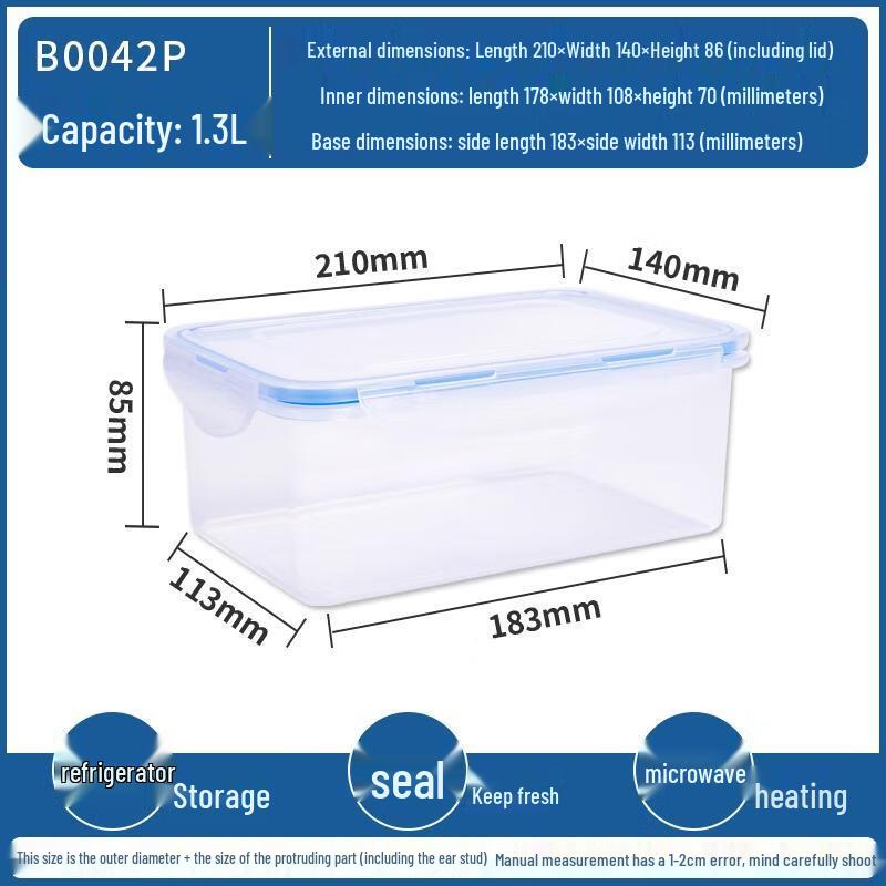 HANDUNYOU Microwavable PP Food Storage Containers (3-Pack)