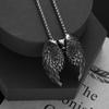 European and American Angel Wings Punk Titanium Women's Accessories Necklace Pendant