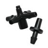 Drip Irrigation, 5 Way Hose Divider, 4 Way Cross Connector, Garden Arrow Adapter, Barbed Connector 50Sets Of Sets