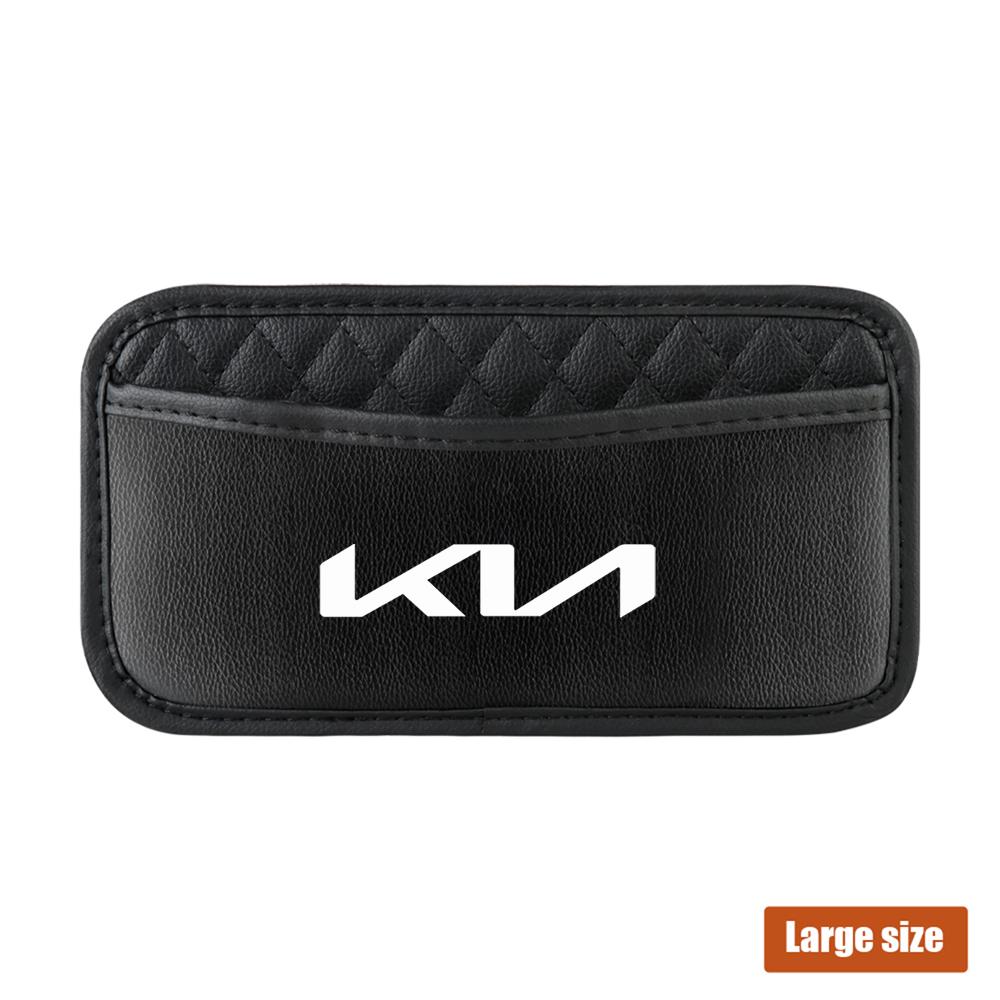 2026 Hot Car Sticker Car Storage Pocket Seat Back Bag Auto With Adhesive For Kia Sportage Rio 3 Soul Picanto EV6 Cerato Niro Tel
