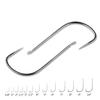 Super Sharp Japanese Barbless Fishing Hooks with Thin Ground White Sleeves