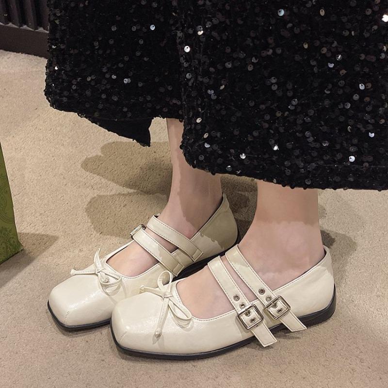 Fashion Hot Selling 2025 New Women's Flat Bot Single oes Slip-On Loers Knot Casual Footwear Comfortable round Toe Faionable Footwear