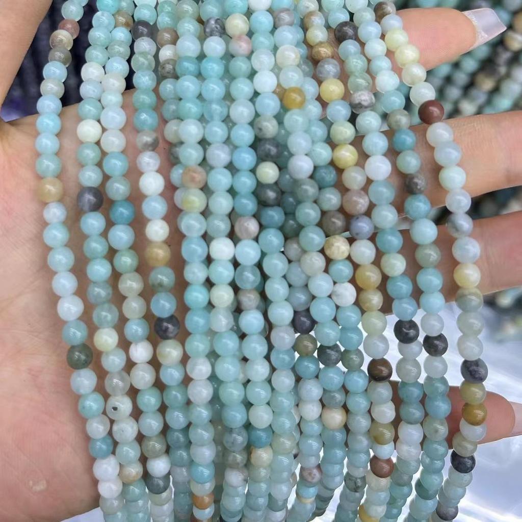 Loose Beads For Amazonite Diy Jewelry Small Size Beads For Bracelets Necklaces And Accessories
