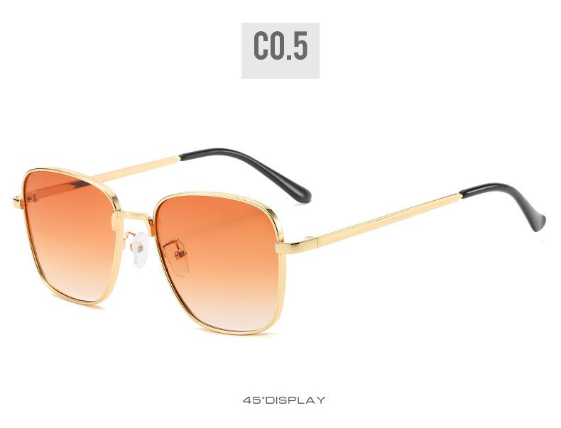 2019 Retro Square Sunglasses, Small Frame Metal Glasses Square Sunglasses Men'S Sunglasses