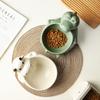 Ceramic Fun Creative Cat Bowl Pet Bowl Anti-knock Large Bowl Diameter High-footed Dog Into Kitten Food Basin Water Bowl Pot