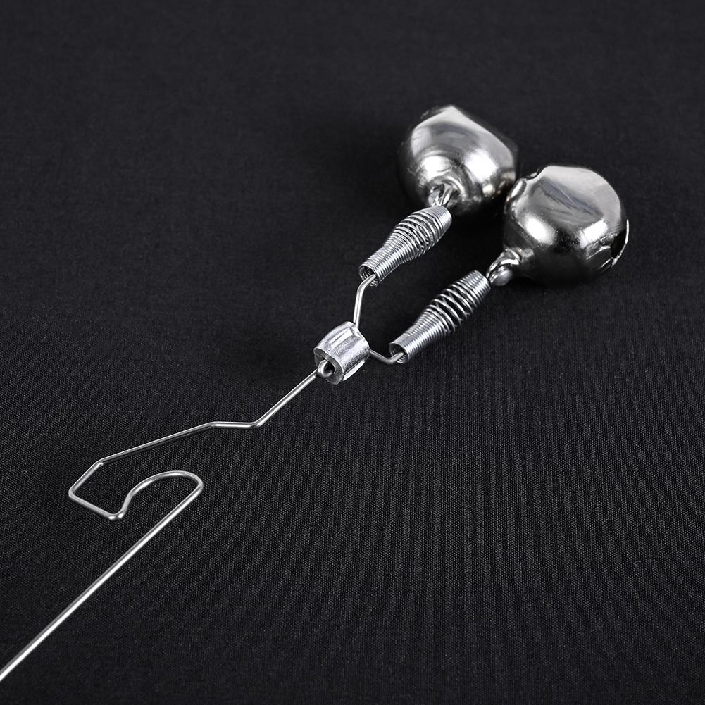 Fishing Bite Alarm Stainless Steel Fishing Rod Bite Bait Alarm Adjustable Carp Tackle Anti-corrosion Anti-rust Fishing Equipment