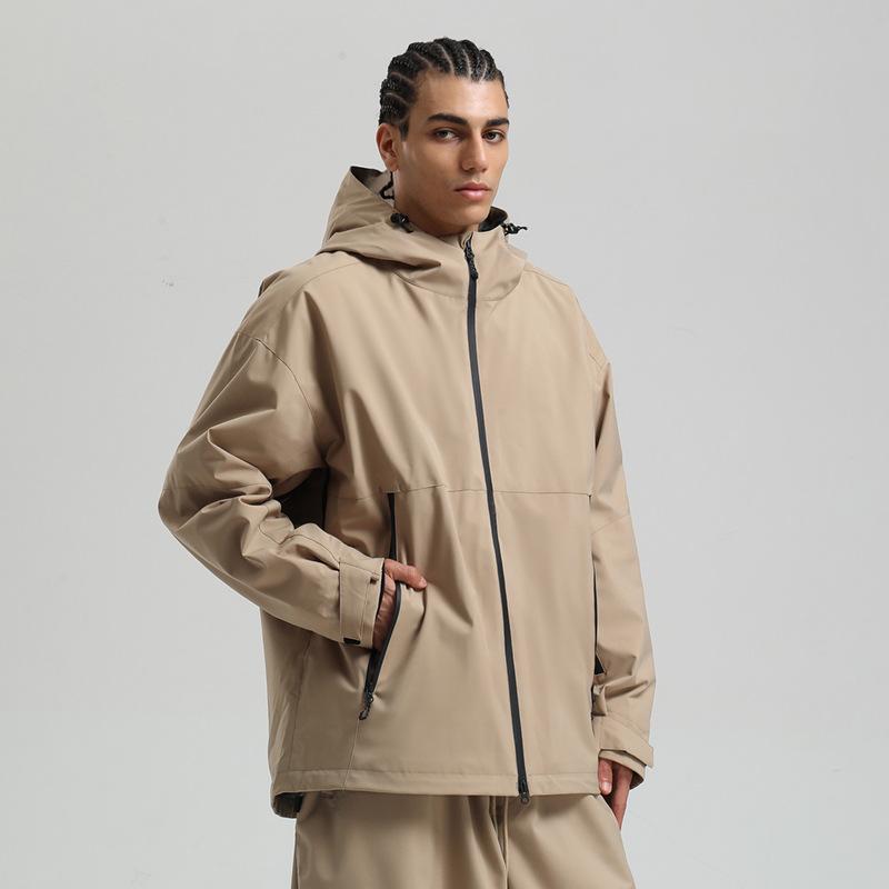 Men's and Women's Ski Jacket Snowboard Coat Waterproof Winter Baggy Snow Jackets with Hood Windproof Warm Insulation Outdoor Sports Skiing Jackets