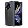 Luxury PU Leather +PC Cow Pattern Texture Phone Back Case Cover for vivo X Fold 2
