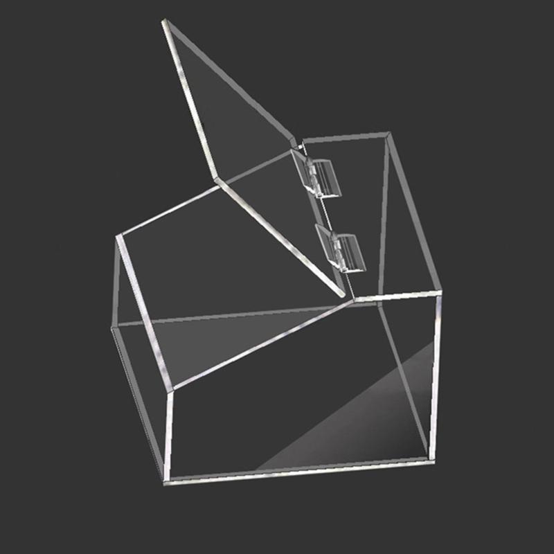 10pcs  Adhesive Clear Hinges with High Load Bearing Capacity Invisible Acrylic Hinges Set for Furniture & Cabinetry