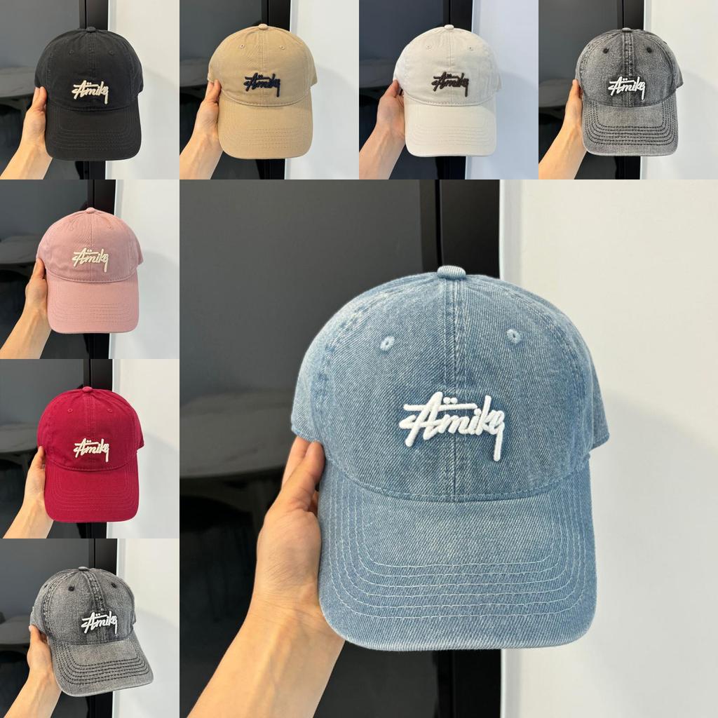 Classic Denim Baseball Cap With Adjustable Fit For Outdoor Sun Protection In Spring Summer