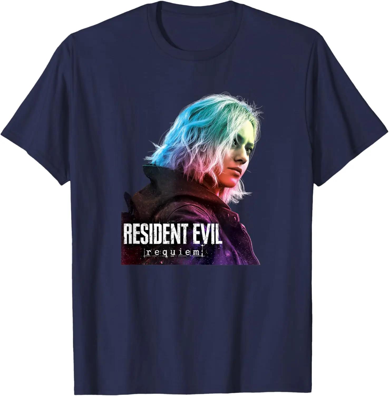 2026 Новая Мода Высокое Качество Resident Evil Requiem Леон BP Дизайн Футболки Удобный Хлопок Горячая Распродажа Оверсайз Мягкая Футболка 4XL